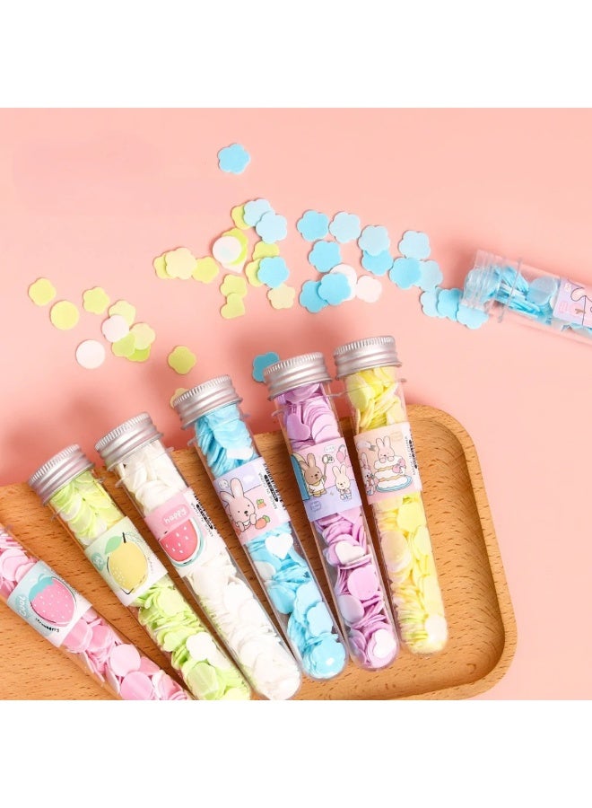 🧼صابون ورق معطرة على شكل ورد صغيرة الحجم، تذوب مع المياه وتقوم بالتنظيف 🌸 عبوة من 6 - Image 3